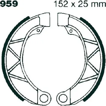 Brzdová čelist Sada brzdových čelistí EBC 959