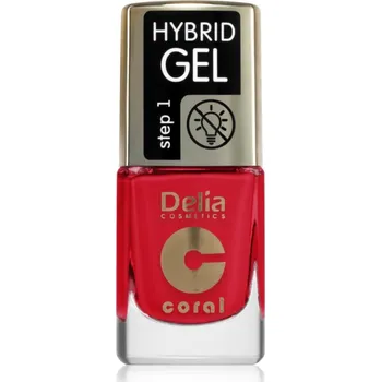 Lak na nehty Delia Cosmetics Coral Nail Enamel Hybrid Gel gelový lak na nehty odstín 145 11 ml