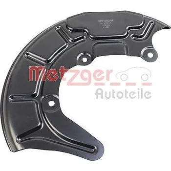 Brzdový kotouč Ochranný plech proti rozstřikování, brzdový kotouč METZGER 6115331
