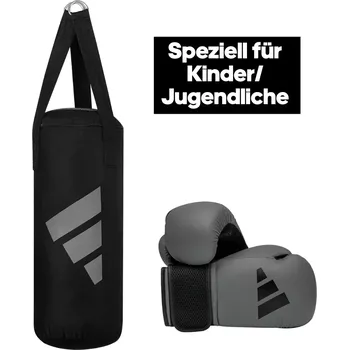 Boxerský set Adidas Junior Kit 03 8oz - černo/šedý - ADIKIT22-80900