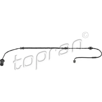 Brzdová destička Výstražný kontakt, opotřebení obložení TOPRAN 207 454