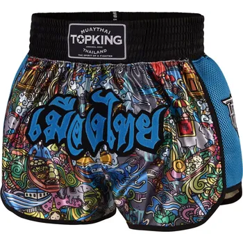 MMA TOP KING trenky na Thajský box TKTBS-224 - TKTBS-224SB Velikosti: XXL