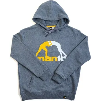 Pánská mikina MANTO Pánska mikina LOGO 2.0 - šedá - MNT_MSKLOGO_GREY Velikosti: M