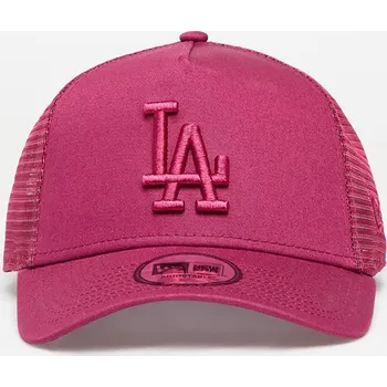 Módní doplněk Kšiltovka New Era Los Angeles Dodgers 9FORTY Af MLB League Essential Trucker Dark Red Universal