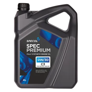 Motorový olej Specol Spec Premium C3 SN/SM/CF VW 507,00, 504,00 0W-30 4L