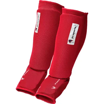 Fotbalový chránič Under Armour Ju-Sports Chrániče holenní - červené - 6104002_RED Velikosti: M
