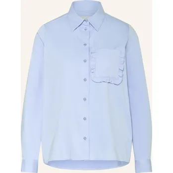 Dámská halenka Milano Italy Dámská Halenka S Volánky, tmavě modrá, 46