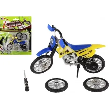 autíčko Teddies Teddies Motorka prstová 12 cm s doplňky