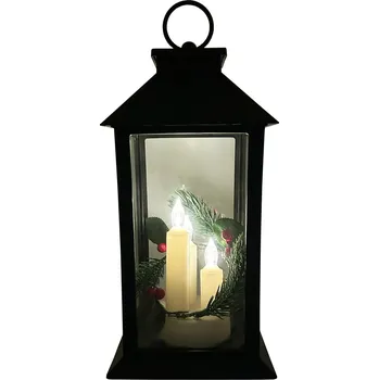 Vánoční světelná dekorace Vánoční LED dekorace lucerna - svíce TR- 214V
