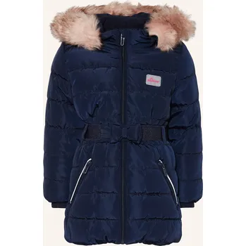 Dámský kabát S.Oliver Red Dívčí Prošívaný Kabát S Odnímatelnou Kapucí,...