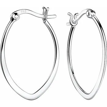 Náušnice 29769 Stříbrné oválné náušnice MODERNA 1,7 cm, 1,42 g