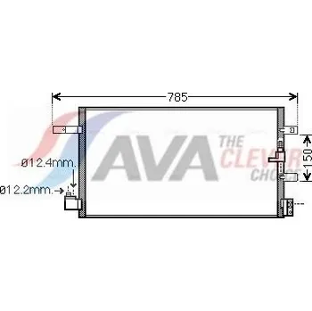 Výparník klimatizace Kondenzátor, klimatizace AVA Clever Choice AIA5360