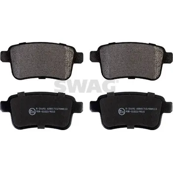Brzdová destička Sada brzdových destiček, kotoučová brzda SWAG 60 91 6897
