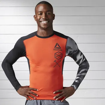 Pánské tričko Pánské kompresní tričko Reebok ACTIVCHILL - oranžové - B46024 Velikosti: S