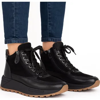 Dámské sandále Dámské černé zimní kotníkové boty Letizia na platformě Velikost: 37