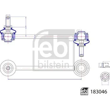 Zavěšení kol Tyč/vzpěra, stabilizátor FEBI BILSTEIN 183046