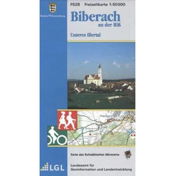 Topographische Freizeitkarte Baden-Württemberg Biberach an der Riß