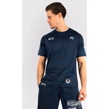 Oblečení a móda Pánské triko UFC Fusion by Venum Fight Week Dry-Tech - oceanic modré - VNMUFC-00303-004 Velikosti: L