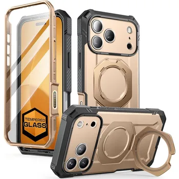 Náhradní kryt pro mobilní telefon Obal Supcase Ub Grip Pro Mag Magsafe iPhone 17 Pro Desert Gold