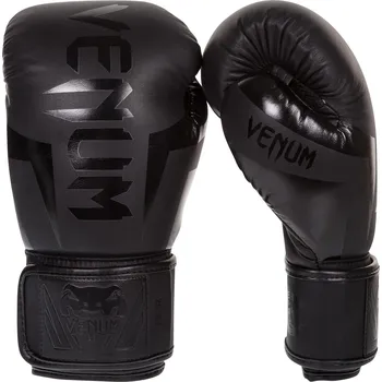 Boxerské rukavice Boxerské rukavice VENUM ELITE - Matně černé - EU-VENUM-1392-BC Velikosti: 8 oz