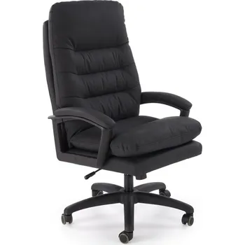 Kancelářské křeslo HARBOR — ekokůže, černá