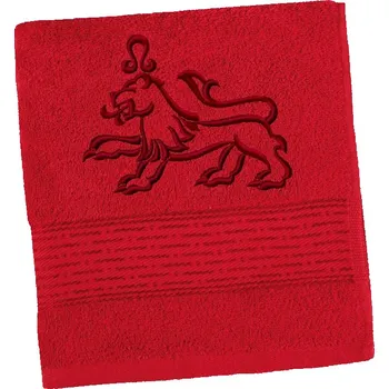Ručník Bellatex Froté ručník proužek s výšivkou znamení zvěrokruhu Červená