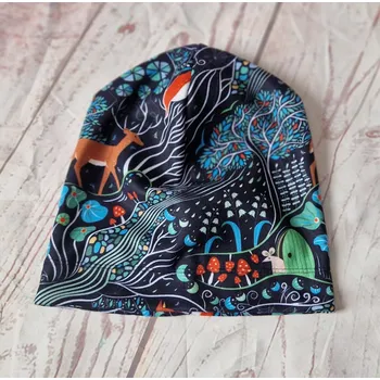 Čepice Yháček Flísová čepice Yháček, jednovrstvá, Kouzelný les Velikost:: XS