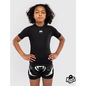 Vodní sport Dětský Rashguard VENUM Contender Kr. rukáv - černý - VENUM-05610-001 Velikosti: 12let