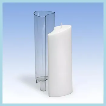 Výroba svíčky Polykarbonátová forma Dvojitý oblouk (Forma na výrobu svíček)
