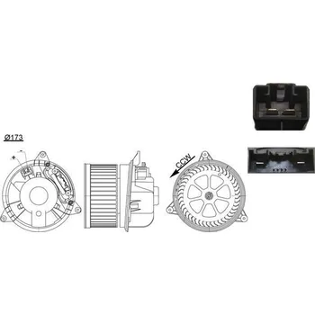 vnitřní ventilátor MAHLE 8EW 351 105-081