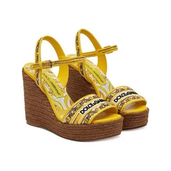 Dámské tenisky Dolce&Gabbana Espadrilky CZ0318 AV804 Žlutá 37