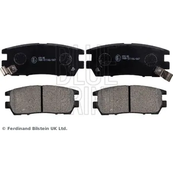 Brzdová destička Sada brzdových destiček, kotoučová brzda BLUE PRINT ADC44243