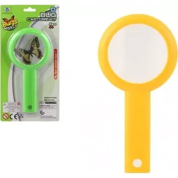 Lupa Teddies Lupa plast sklo 20cm 2 barvy