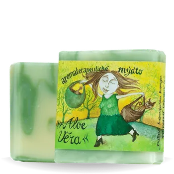 Mýdlo Přírodní mýdlo Aloe Věra Retro obal