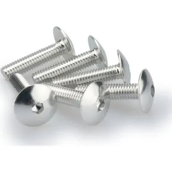 Motodoplněk Šrouby PUIG ANODIZED 0689P stříbrná M6 x 25mm (6ks)