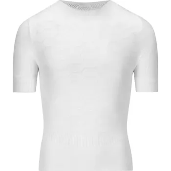cyklistický dres Q36.5 Cyklistické triko s krátkým rukávem - BASE LAYER 2 - bílá 2XS-XS