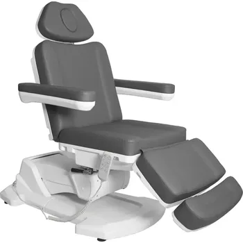 Pedikérské křeslo Elektrické otočné kosmetické křeslo BR-6686A - šedé