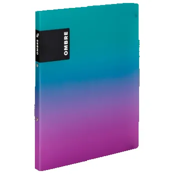 Desky A4 kroužkové OMBRE - 2 kroužek / růžová