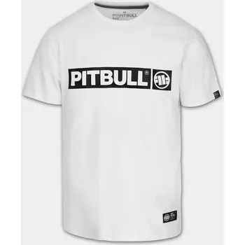Pánská móda PitBull West Coast Triko HILLTOP - bílé - PWC_PTHILLTOPBS_WHT Velikosti: M