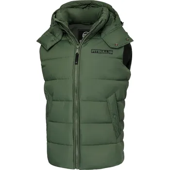 Pánská bunda Zimní vesta PitBull West Coast Perseus - zelená - PWC_VPERSEUS_GRN Velikosti: XL