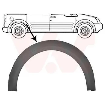 Blatník karosérie Rozšíření, blatník AGB 32U182-5