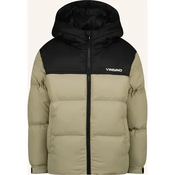 Vingino Dětská Prošívaná Bunda Thorter, béžová / černá, 176