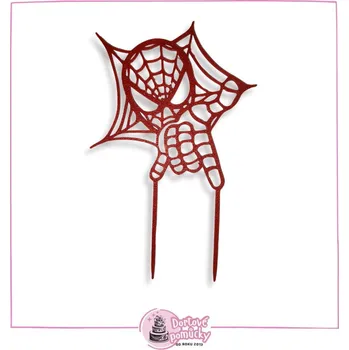 Spiderman 3 - dortový zápich - Světle zlatá