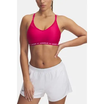 Podprsenka Dámská sportovní podprsenka Under Armour UA Crossback Low - růžová - 1386424-681 Velikosti: M