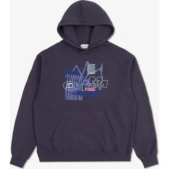 Pánská mikina MANTO Pánska mikina WIRE OVERSIZE - fialová - MNT_WIREO_PURPLE Velikosti: XXL