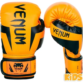 Boxerské rukavice Dětské Boxerské rukavice VENUM ELITE - oranžové - VENUM-03234-016 Velikosti: L
