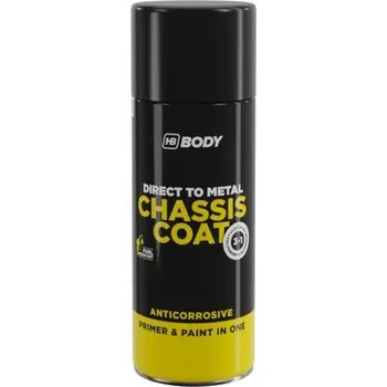 Barva ve spreji HB BODY 410 chassis coat, polomat - barva na kov a střechy 4 v 1 RAL 5013 Kobaltová modrá sprej 400ml