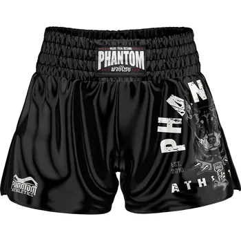 MMA Muay Thai trenýrky PHANTOM Dobermann - černé - PHSHO2813 Velikosti: L