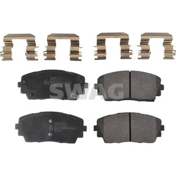 Brzdová destička Sada brzdových destiček, kotoučová brzda SWAG 33 10 6512