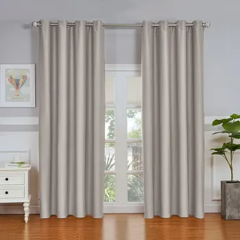 Závěs 4Home Výhodná sada Zatemňovací závěs Dublin béžová, 150 x 250 cm, 2 ks